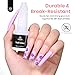 Beetles Gel Nail Tips Kit Etch-X, Coffin XXL, 288Pcs 12 Sizes, with 10mL Nail Glue, Pre-Etched Half Matte Half Cover No C Curve Soft Acrylic False Nail Kit for Home DIY Salon Fall Nail Extension