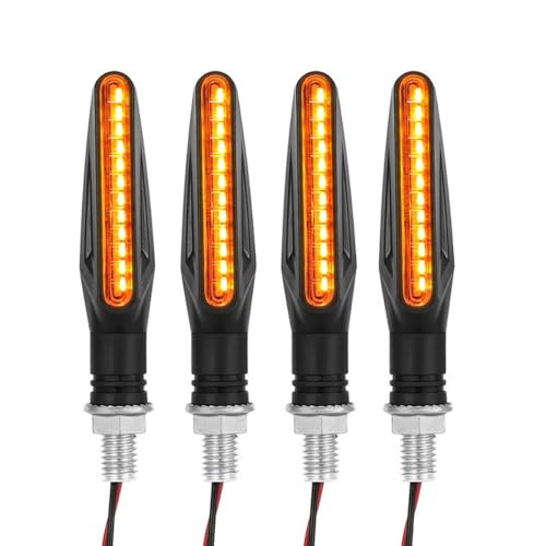 Feu clignotant universel pour moto LED DRL clignotants fluides avertissement