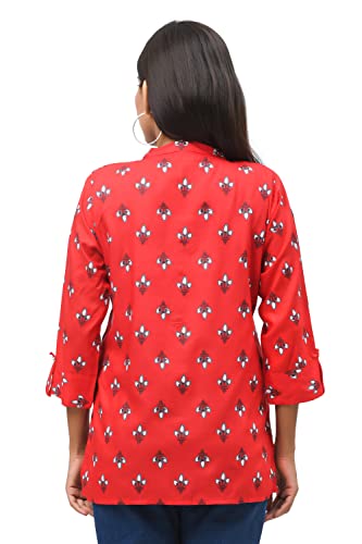 Image of Women's Rayon Anarkali Regular Fit Top
