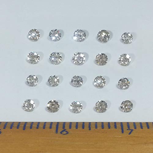 20 Stones lot 100% Natural 2.0mm Diamond Loose VS Color GH Round Brilliant Cut