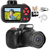 CIMELR キッズカメラ 子供用 トイカメラ 4800万画素 1080P HD 動画 2.4インチIPS 画面/32GBメモリーカード付き/USB充電/オートフォーカス 4 5 6 7 8 9歳女の子 男の子デジタルカメラ おもちゃ 人気子ども用 子供の日 クリスマス 誕生日プレゼント 日本語説明書付き