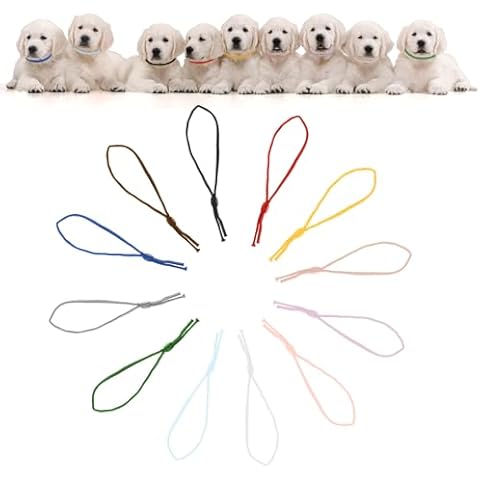 60pcs Soft Adjustable Puppy ID Collars Cover