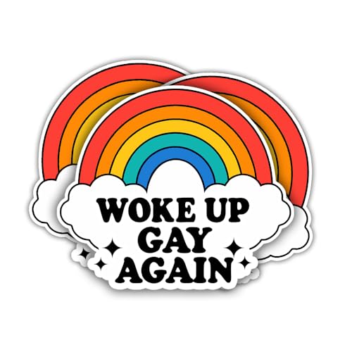 ULTRAVUTT [3x3 x3''] Woke Up Gay Again Sticker I Eat Corn The Long Way Sticker Funny Adult Gift for...