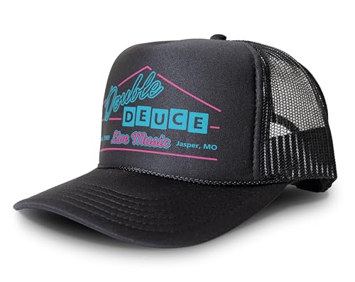 Image of Black Rabbit Road House Double Deuce Logo Retro 80s Snapback Cap