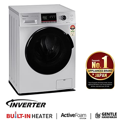 Panasonic 7 kg 5 Star Inverter Fully Automatic Front Loading Washing Machine (NA-147MF1L01, Silver) view 2