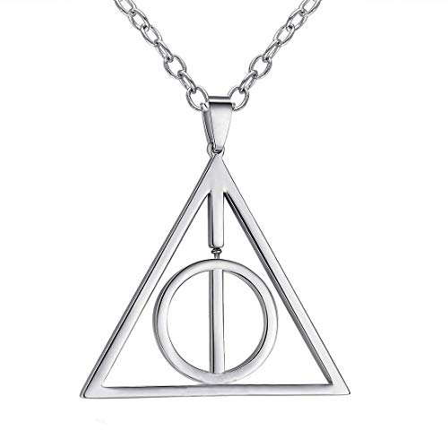 Yellow Chimes Harry Potter Accessories for Girls Famous Harry Potter Merchandiser Deathly Hallows Pendant for Girls and Boy’s(Unisex Pendant)