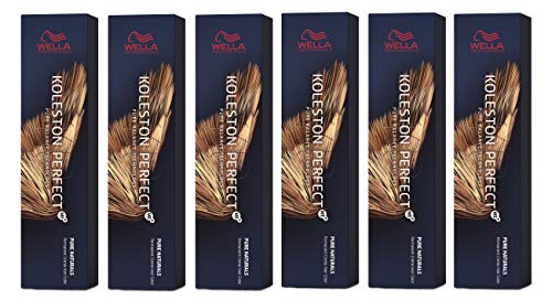 6er Wella Koleston Perfect ME+ 5/0 Hellbraun 60 ml