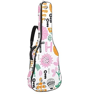 Hondank Housse de transport étanche pour guitare avec bandoulière réglable Motif forêt de sapin avec montagnes… - Les Beatles, Paul McCartney, John Lennon, RIngo Starr, George Harrison