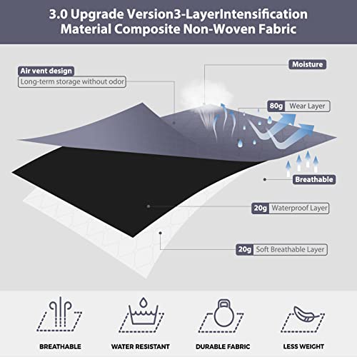 Large 90L Storage Bags - 6 Pack Foldable Clothes Organizers - Image 4