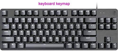 Dust-Proof Silicone Keyboard Skin Cover Compatible For Logitech G413 Tkl Se Mechanical Gaming Keyboard (Clear) #TOP1