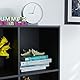 Vida Designs Durham Cube Bücherregal Aufbewahrung Organizer Wohnzimmer Bücherregal Home Office Möbel (6 Würfel, Schwarz)