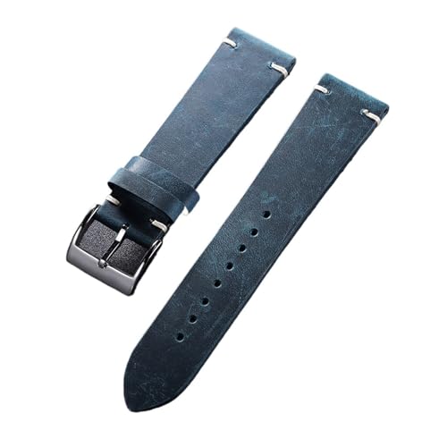 LYBELIRH Be[WJ[tXLEHb`oh nhChXeb`vXgbv IKΉ ZCR[Ή Y uE ubN Xgoh(Blue,18MM_SILVER BUCKLE)