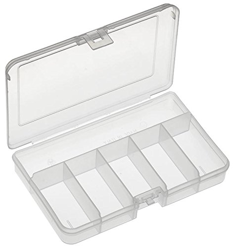 DURATOOL 101BTN Storage Box 5 Compartment Transparent 31mm x 166mm x 112mm