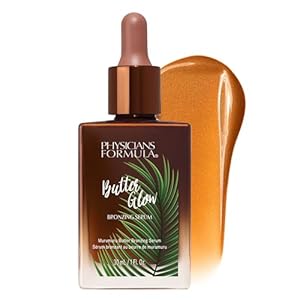 Physicians Formula Butter Glow Bronzing Serum, Innovative & Nourishing Skincare Bronzing Drops for Radiant, Natural Sunkissed Complexion – Sunkissed Glow