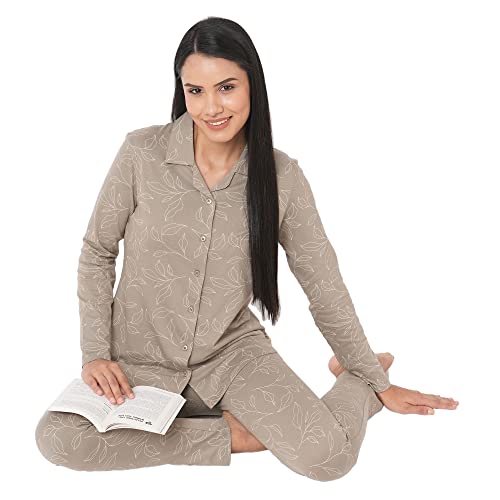 Image of Sweet Dreams Women's Cotton Printed Night Suit Set