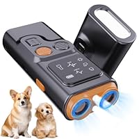 BarkGuard - Bark Guard Anti Barking Device for Dogs, Antibell Ultraschall Gerät, 2025 Neues Antibellhalsband für Hunde Antibell, Anti Bell Gerät Hunde mit LED Taschenlampe für Kleine Große Hunde