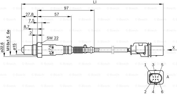 Sonde lambda Bosch 0258017025 garantit des émissions conformes et un mélange optimal - 4