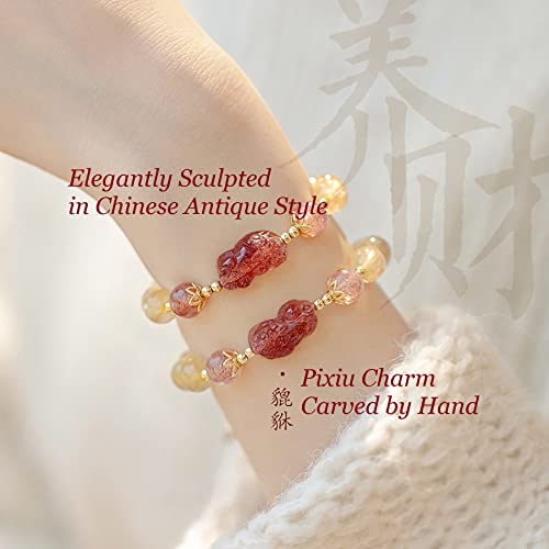 Bracelet amulette multi quartz pour sérénité au travail et méditation - 3