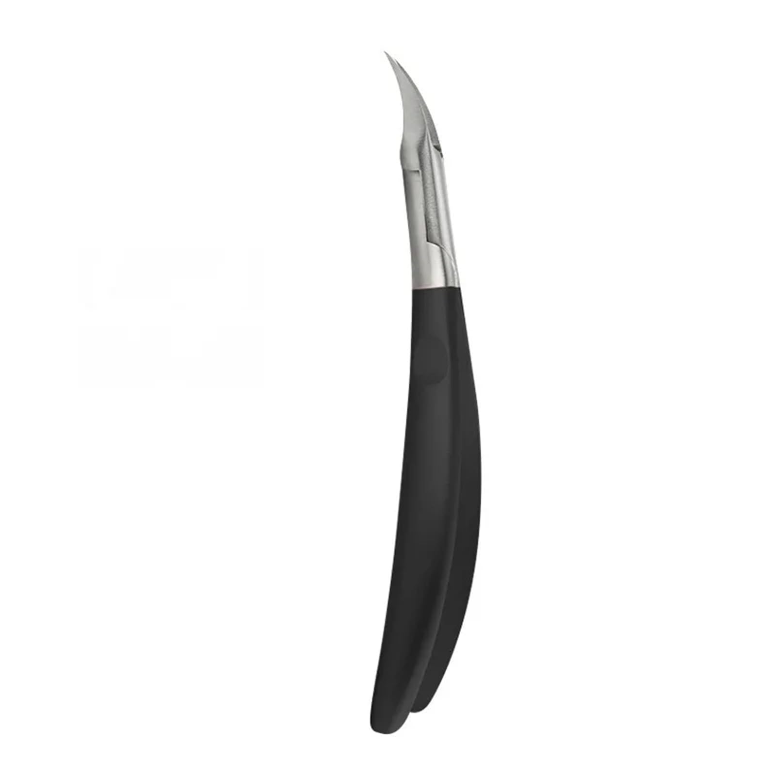 Wwyyzayc Black Nail Cutter Cuticle Nippers Paronychia Clippers Profesional Ingrown Toenail Scissors Dead Skin Removal Pedicure Tool(Black)