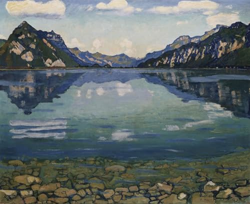 Graffiti art mural Thunersee Ferdinand Hodler poster décoration maison 60x90cm