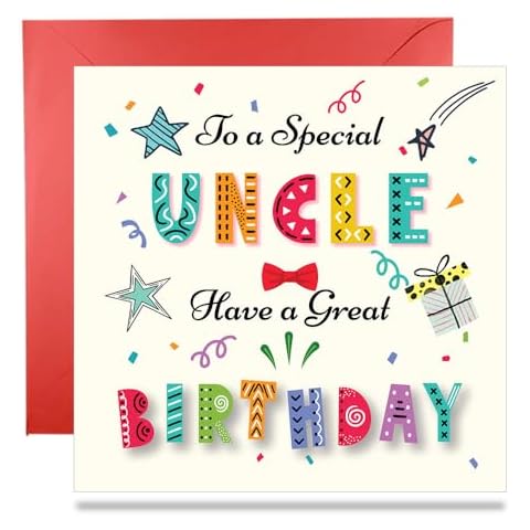 Papa Prints Special Uncle Birthday Card Cover