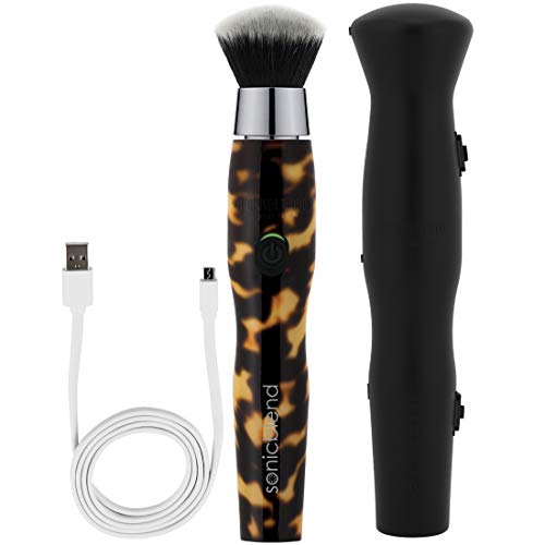 Michael Todd Beauty Sonicblend Makeup Brush – Rechargeable – For Liquid, Cream, and Powder Based Make Up – For All Skin Types