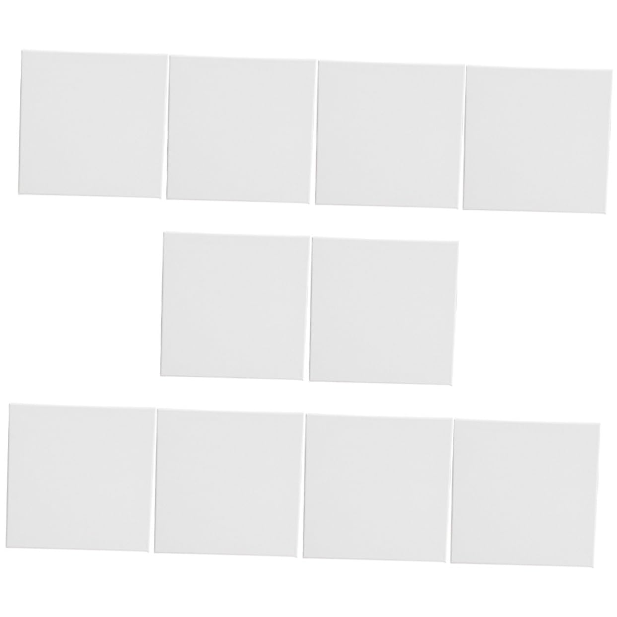 Holibanna 10Pcs Square Painting Frames for Oil Art Creative Art Stretcher Frames for Students Beginners for Various Painting Media