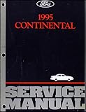  1995 Lincoln Continental Repair Shop Manual Original