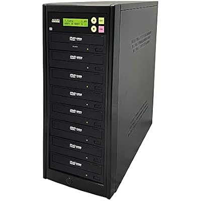 1 to 7 24X Burner CD DVD Duplicator Standalone Tower Using ACARDs Native SATA Controller Technology