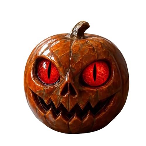 Figurines de citrouille d'Halloween pas de cire coulante sur la table de fête