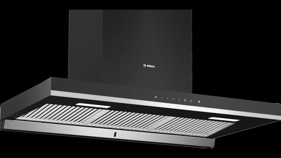 Image of Bosch DWBA98J60I Serie | 4 wall-mounted cooker hood 90 cm flat black