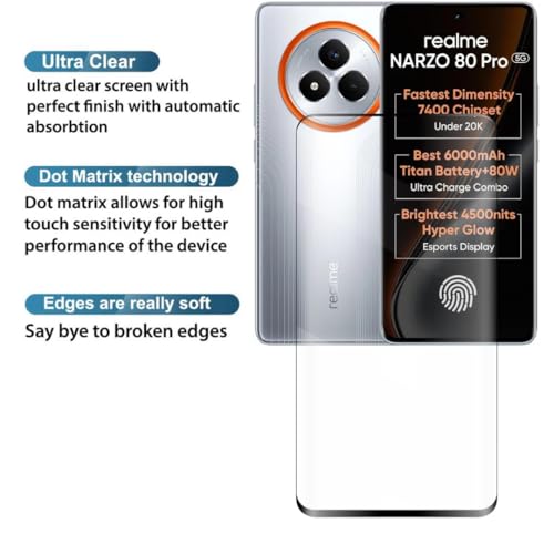 Image of Privacy Tempered Glass Screen Protector Compatible With Samsung A36 5G and A56 5G - Anti-Spy Tempered Glass, Fingerprint may not Work, Privacy in Public Spaces, Temper - Pack of 1