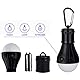 Yizhet Campinglampe, 4xLED Campinglampe LED Camping Laterne Zeltlampe Glühbirne Set, Notlicht mit Karabiner Wasserdicht Tragbare Camping Lantern LED für Camping,Abenteuer,Angeln,Notfall, Stromausfall