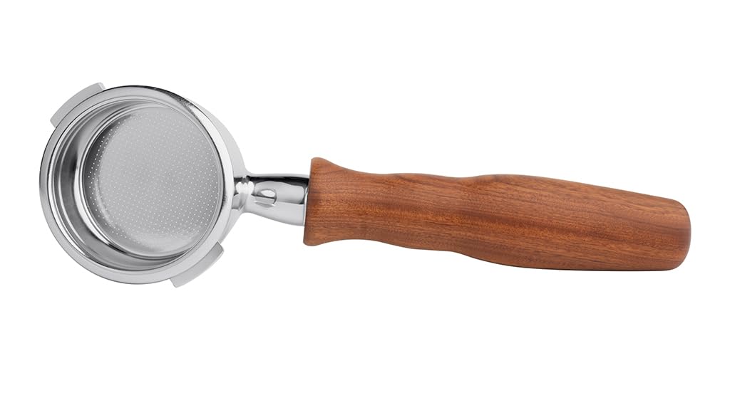 LILQ 54 mm 2 uszy portafilter kompatybilny z maszynami Gaggia 58 mm | stabilny uchwyt | palisander (palisander, 58 mm dla Gaggia)