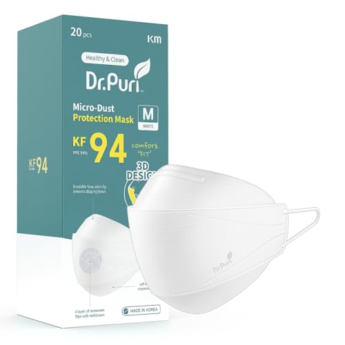Image of Dr.Puri [20 Pack] New Micro-Dust Protection Face Premium Mask (KF94)