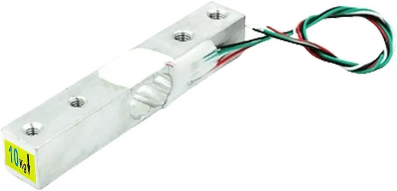 Load Cell, Load Cell 1KG 5KG 10KG 20KG HX711 AD Module Weight Sensor Electronic Scale Aluminum Alloy Weighing Pressure Sensor for Hopper Weight High Pressure Tension Weighing(5KG) (Hx711 and 1kg A)