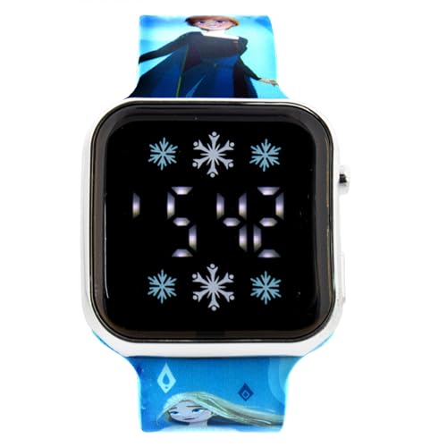 Accutime Frozen Elsa and Anna - Reloj inteligente digital interactivo para niños