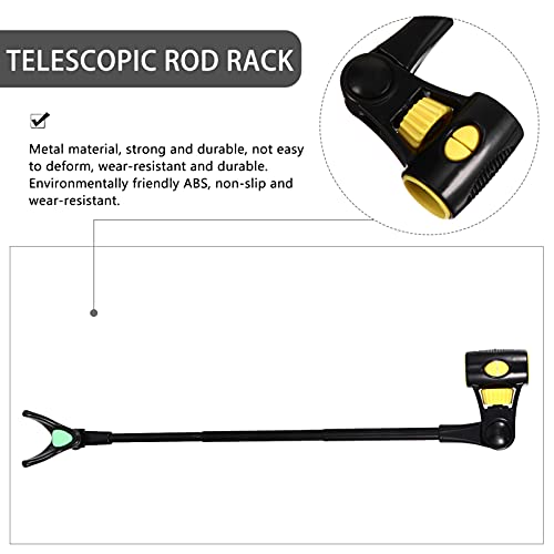 BESPORTBLE Suporte de Vara De Pesca Vara De Pesca Telescópica de Metal Antiderrapante Suporte de Ban