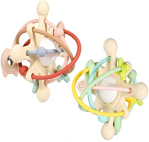 Stankeloko Silicone Baby Teether Toy - BPA Free & Non-Toxic, Easy to Clean, Perfect for Newborns and Infants