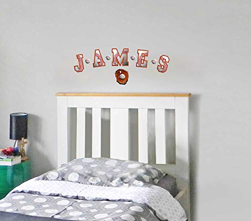 Letras Baseball Adhesivas para Pared ABC Niños miniatura 2