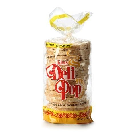 Kim's Deli Pop Rice Cakes | 3 Pack | Keto, Paleo, Multigrain, Natural Vegan | Sugar Free Korean Snack | Low Calorie, Low Fat, Wheat, Brown Rice | Original Flavor Cover