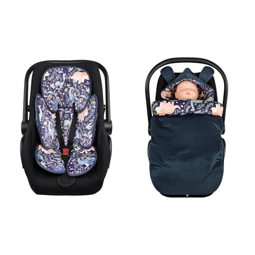 Pack Pea Pod Soporte Cabeza Bebé y Bolsa Para Coche Cuna miniatura 1