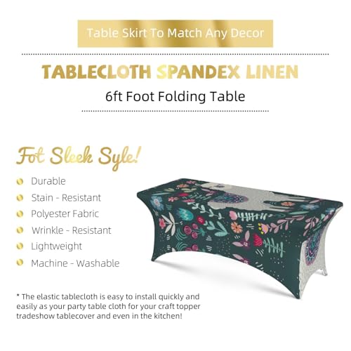 Nappe de table extensible anti-tache pour masquer et protéger une table