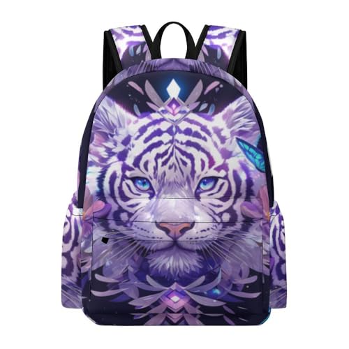 Sac à dos tigre imperméable grand format fini les cahiers mouillés à l'école