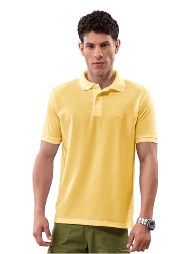Image of Lux Nitro Mens's Cotton Polo T-Shirt | Half Sleeve Round Neck T-Shirt for Man | Solid Regular Fit