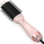 APOKE One Step Hair Brush and Volumizer Multifunction 4 in 1 Ceramic Tourmaline Negative ION Hot Air Styling Brush Professional for Curling Drying and Straightening