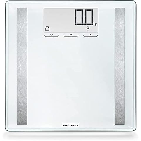 Soehnle Shape Sense Control 200 Personen Digitalwaage mit extragroßer LCD-Anzeige, Waage mit An- und Abschaltautomatik, flache Personenwaage Cover