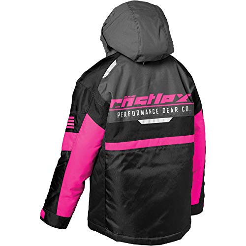 Castle X Youth Strike Jacket in Pink Glo/Charcoal/Black, Size X-Large2