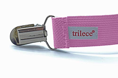 Image of Trilece Kids Boys Suspenders - Adjustable Elastic Y Back and Strong Clips - Various Solid Colors