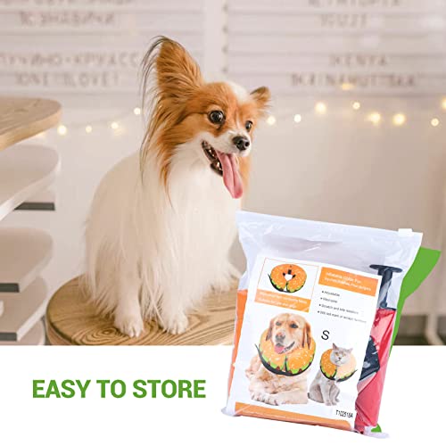 Bebang Recovery Collar For Dogs &Cats,Inflatable Dog Cone Collar, Protective Inflatable Collar For Dogs, Adjustable Pet Recovery Cone After Surgery,E-Collar Recovery Collar For Cats,Soft Dog Cone,Cute #TOP4